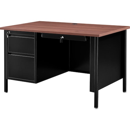 Interion By Global Industrial Teacher's Desk, 30 in D X 30-1/2 in H, 48 in W X 695631MH